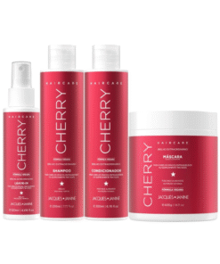 Kit Hair Care Cherry Mini + Máscara 400g 4 Itens