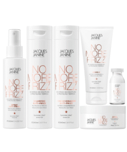 Kit Tratamento No More Frizz + Máscara 80g + Leave In 100ml 6 Itens